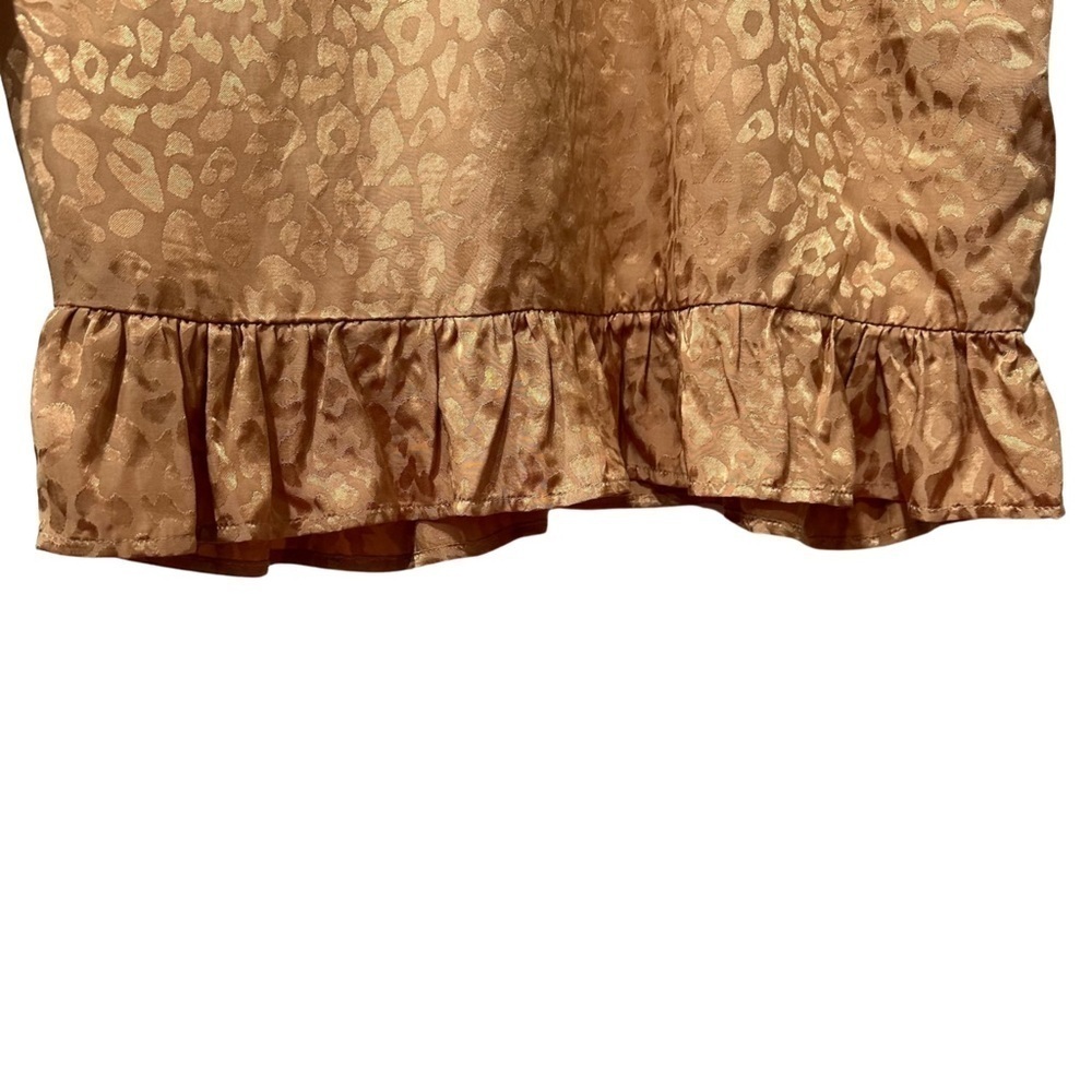 Revolve Lovers and Friends Stormy Dress Tan Animal Print SZ Medium Party Dress - Picture 6 of 8